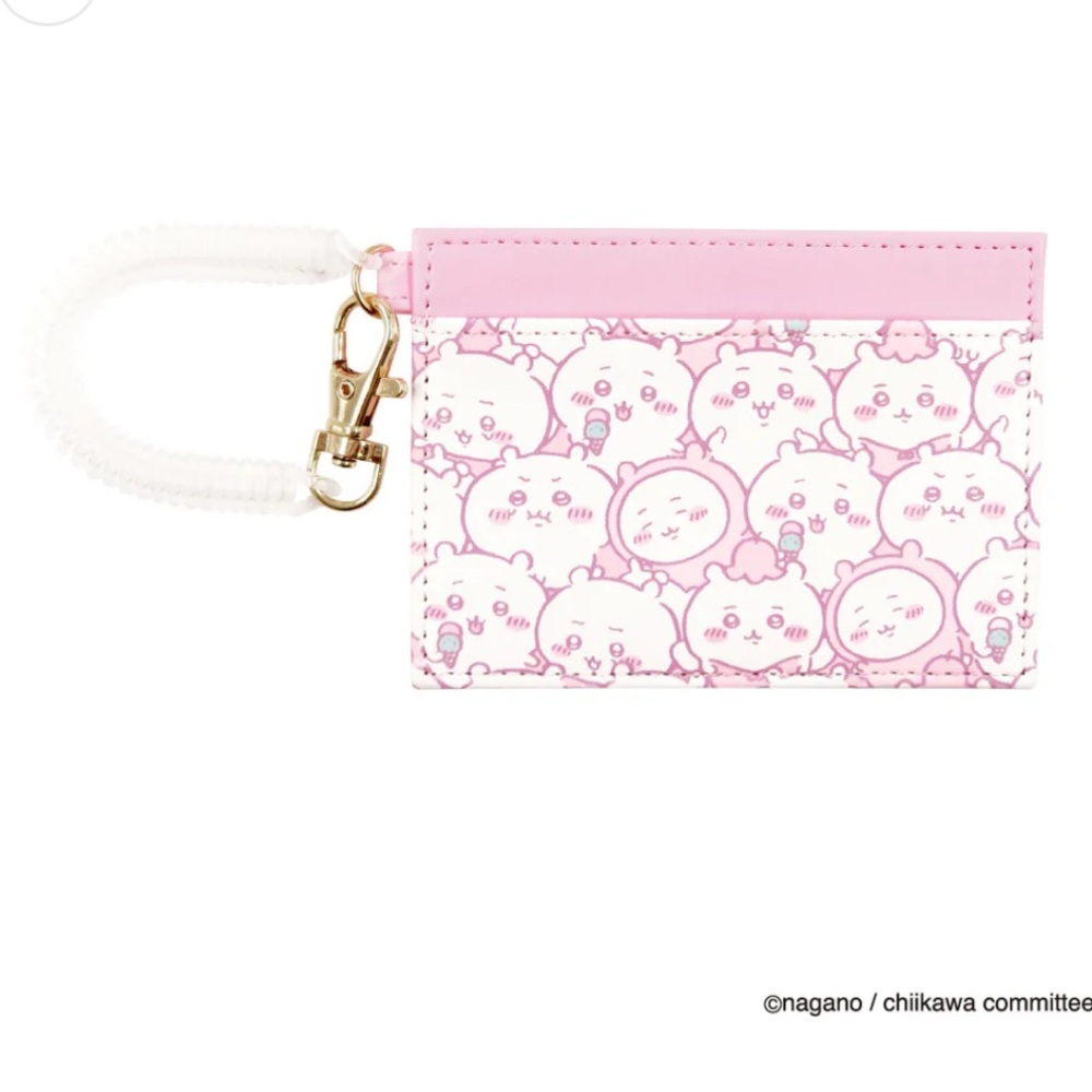 Pink Cartoon Character Kids Card Holder